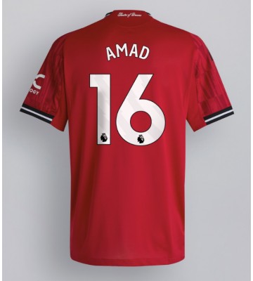 Manchester United Amad Diallo #16 Hjemmebanetrøje 2025-26 Kortærmet